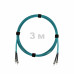 Патч-корд оптический ST/PC-ST/PC MM (OM3) 3mm duplex LSZH, 3 м