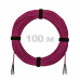 Патч-корд оптический ST/PC-ST/PC MM (OM4) 3mm duplex LSZH, 100 м