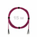 Патч-корд оптический ST/PC-ST/PC MM (OM4) 3mm duplex LSZH, 15 м