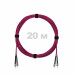 Патч-корд оптический ST/PC-ST/PC MM (OM4) 3mm duplex LSZH, 20 м
