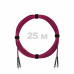 Патч-корд оптический ST/PC-ST/PC MM (OM4) 3mm duplex LSZH, 25 м