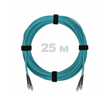 Патч-корд оптический FC/UPC-FC/UPC MM (OM3) 2mm duplex LSZH, 25 м