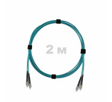 Патч-корд оптический FC/UPC-FC/UPC MM (OM3) 2mm duplex LSZH, 2 м