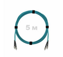Патч-корд оптический FC/UPC-FC/UPC MM (OM3) 2mm duplex LSZH, 5 м