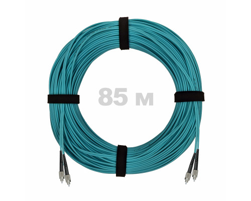 Патч-корд оптический FC/UPC-FC/UPC MM (OM3) 2mm duplex LSZH, 85 м
