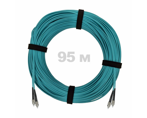 Патч-корд оптический FC/UPC-FC/UPC MM (OM3) 2mm duplex LSZH, 95 м