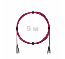 Патч-корд оптический FC/UPC-FC/UPC MM (OM4) 2mm duplex LSZH, 5 м