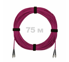 Патч-корд оптический FC/UPC-FC/UPC MM (OM4) 2mm duplex LSZH, 75 м