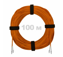 Патч-корд оптический LC/UPC-LC/UPC MM (OM2) 2mm duplex LSZH, 100 м