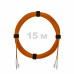 Патч-корд оптический LC/UPC-LC/UPC MM (OM2) 2mm duplex LSZH, 15 м