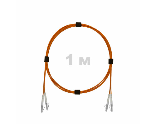 Патч-корд оптический LC/UPC-LC/UPC MM (OM2) 2mm duplex LSZH, 1 м