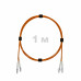 Патч-корд оптический LC/UPC-LC/UPC MM (OM2) 2mm duplex LSZH, 1 м