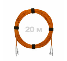 Патч-корд оптический LC/UPC-LC/UPC MM (OM2) 2mm duplex LSZH, 20 м