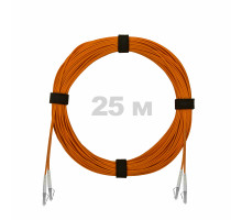 Патч-корд оптический LC/UPC-LC/UPC MM (OM2) 2mm duplex LSZH, 25 м
