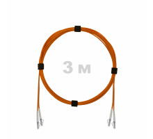 Патч-корд оптический LC/UPC-LC/UPC MM (OM2) 2mm duplex LSZH, 3 м