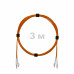 Патч-корд оптический LC/UPC-LC/UPC MM (OM2) 2mm duplex LSZH, 3 м