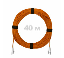 Патч-корд оптический LC/UPC-LC/UPC MM (OM2) 2mm duplex LSZH, 40 м