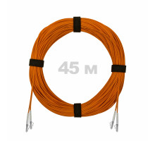 Патч-корд оптический LC/UPC-LC/UPC MM (OM2) 2mm duplex LSZH, 45 м