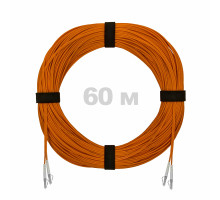 Патч-корд оптический LC/UPC-LC/UPC MM (OM2) 2mm duplex LSZH, 60 м