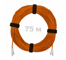 Патч-корд оптический LC/UPC-LC/UPC MM (OM2) 2mm duplex LSZH, 75 м