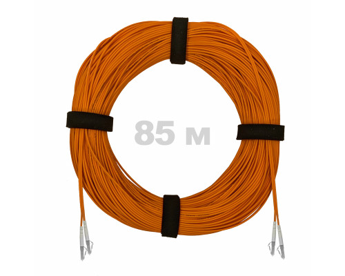 Патч-корд оптический LC/UPC-LC/UPC MM (OM2) 2mm duplex LSZH, 85 м