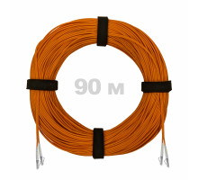 Патч-корд оптический LC/UPC-LC/UPC MM (OM2) 2mm duplex LSZH, 90 м