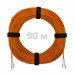 Патч-корд оптический LC/UPC-LC/UPC MM (OM2) 2mm duplex LSZH, 90 м