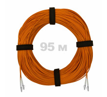 Патч-корд оптический LC/UPC-LC/UPC MM (OM2) 2mm duplex LSZH, 95 м