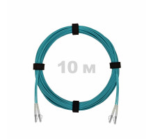 Патч-корд оптический LC/UPC-LC/UPC MM (OM3) 2mm duplex LSZH, 10 м