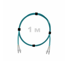 Патч-корд оптический LC/UPC-LC/UPC MM (OM3) 2mm duplex LSZH, 1 м