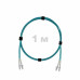 Патч-корд оптический LC/UPC-LC/UPC MM (OM3) 2mm duplex LSZH, 1 м