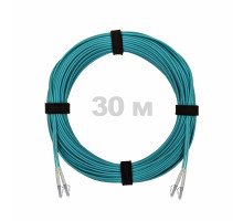 Патч-корд оптический LC/UPC-LC/UPC MM (OM3) 2mm duplex LSZH, 30 м