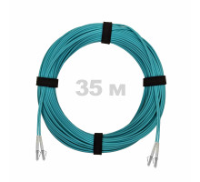 Патч-корд оптический LC/UPC-LC/UPC MM (OM3) 2mm duplex LSZH, 35 м