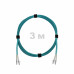 Патч-корд оптический LC/UPC-LC/UPC MM (OM3) 2mm duplex LSZH, 3 м