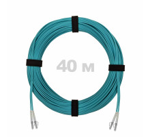 Патч-корд оптический LC/UPC-LC/UPC MM (OM3) 2mm duplex LSZH, 40 м