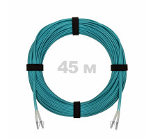 Патч-корд оптический LC/UPC-LC/UPC MM (OM3) 2mm duplex LSZH, 45 м