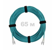 Патч-корд оптический LC/UPC-LC/UPC MM (OM3) 2mm duplex LSZH, 65 м