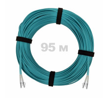 Патч-корд оптический LC/UPC-LC/UPC MM (OM3) 2mm duplex LSZH, 95 м