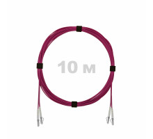 Патч-корд оптический LC/UPC-LC/UPC MM (OM4) 2mm duplex LSZH, 10 м