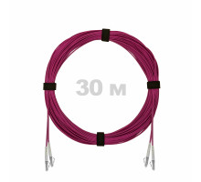 Патч-корд оптический LC/UPC-LC/UPC MM (OM4) 2mm duplex LSZH, 30 м