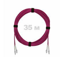 Патч-корд оптический LC/UPC-LC/UPC MM (OM4) 2mm duplex LSZH, 35 м