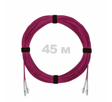 Патч-корд оптический LC/UPC-LC/UPC MM (OM4) 2mm duplex LSZH, 45 м