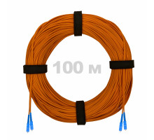 Патч-корд оптический SC/UPC-SC/UPC MM (OM2) 2mm duplex LSZH, 100 м