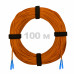 Патч-корд оптический SC/UPC-SC/UPC MM (OM2) 2mm duplex LSZH, 100 м