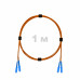Патч-корд оптический SC/UPC-SC/UPC MM (OM2) 2mm duplex LSZH, 1 м