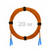 Патч-корд оптический SC/UPC-SC/UPC MM (OM2) 2mm duplex LSZH, 20 м