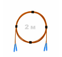 Патч-корд оптический SC/UPC-SC/UPC MM (OM2) 2mm duplex LSZH, 2 м