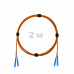 Патч-корд оптический SC/UPC-SC/UPC MM (OM2) 2mm duplex LSZH, 2 м