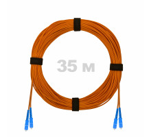 Патч-корд оптический SC/UPC-SC/UPC MM (OM2) 2mm duplex LSZH, 35 м