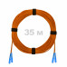 Патч-корд оптический SC/UPC-SC/UPC MM (OM2) 2mm duplex LSZH, 35 м